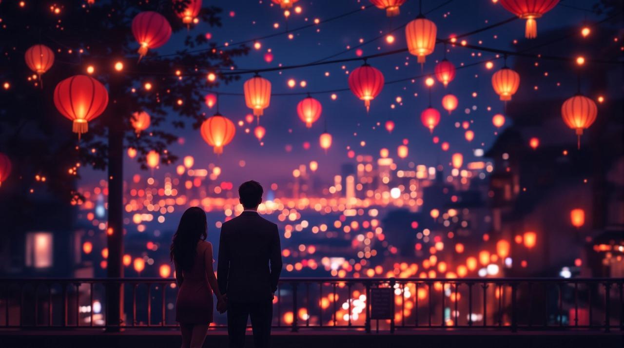 球幕影院 - 城市夜景下的爱情电影